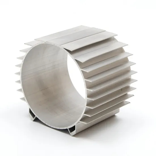 Square Shape Structural Moter Shell Parts Aluminum Extrusion Profile