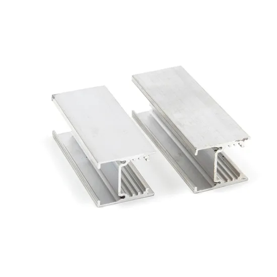 Electrostatic Powder Coated White / Champagne Industrial Aluminum Profile